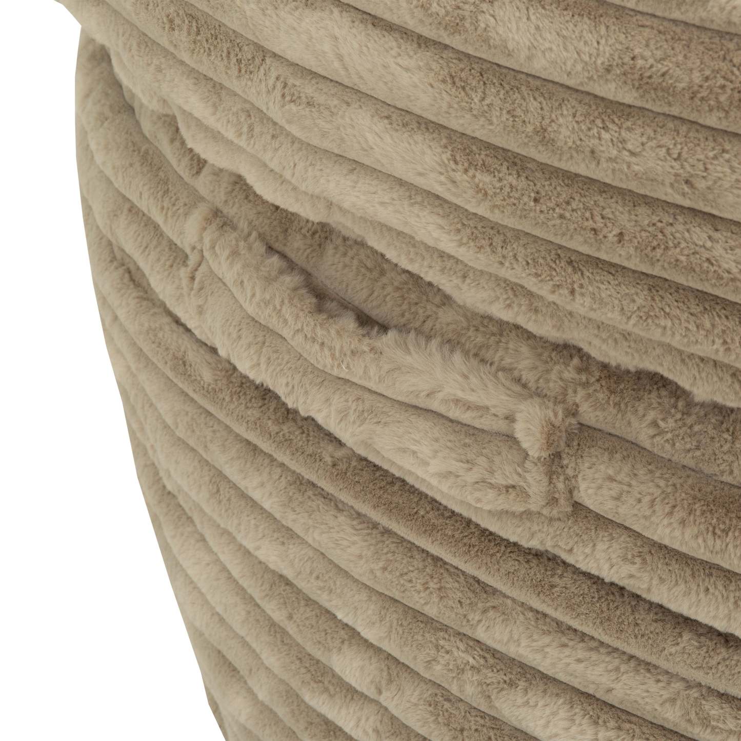 Sealy Teddy Corduroy High Density Foam Bean Bag Chair - Beige|Fauteuil poire Teddy de Sealy en velours tricoté avec à haute densité - beige