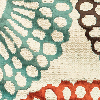 Tapis d'intérieur/extérieur multicolore Vista Home Malta Medallions