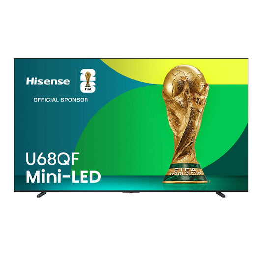 HISENSE 85 U68QF Mini-LED QLED 4K UHD AI Fire TV (85U68QF) | Téléviseur QLED à Mini DEL HISENSE U68QF UHD 4K de 85 po avec IA et Fire TV (85U68QF)