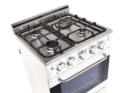 Prestige par Unique Cuisinière à gaz de 20 po à convection - UGP-20V PC1 W | U20VPC1W