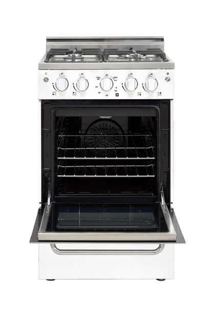 Prestige par Unique Cuisinière à gaz de 20 po à convection - UGP-20V PC1 W | U20VPC1W