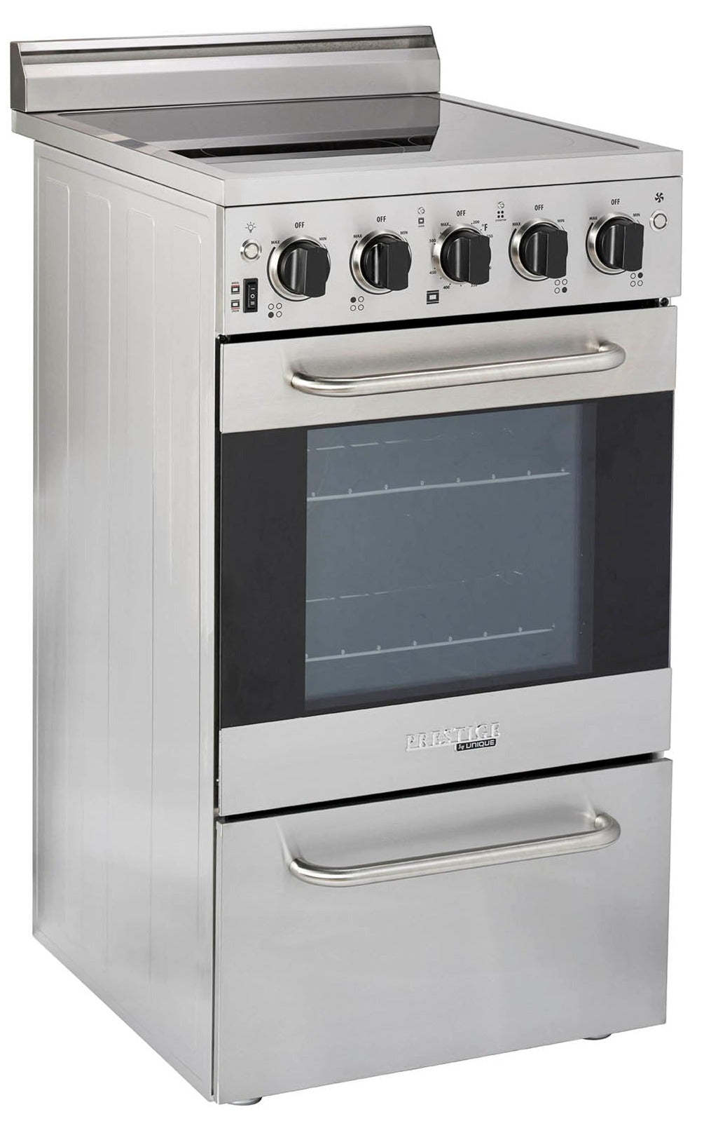 Prestige par Unique Cuisinière électrique de 20 po à convection - UGP-20V EC S/S | Cuisinière électrique Prestige par Unique de 20 po à convection - UGP-20V EC S/S | U20VECSS