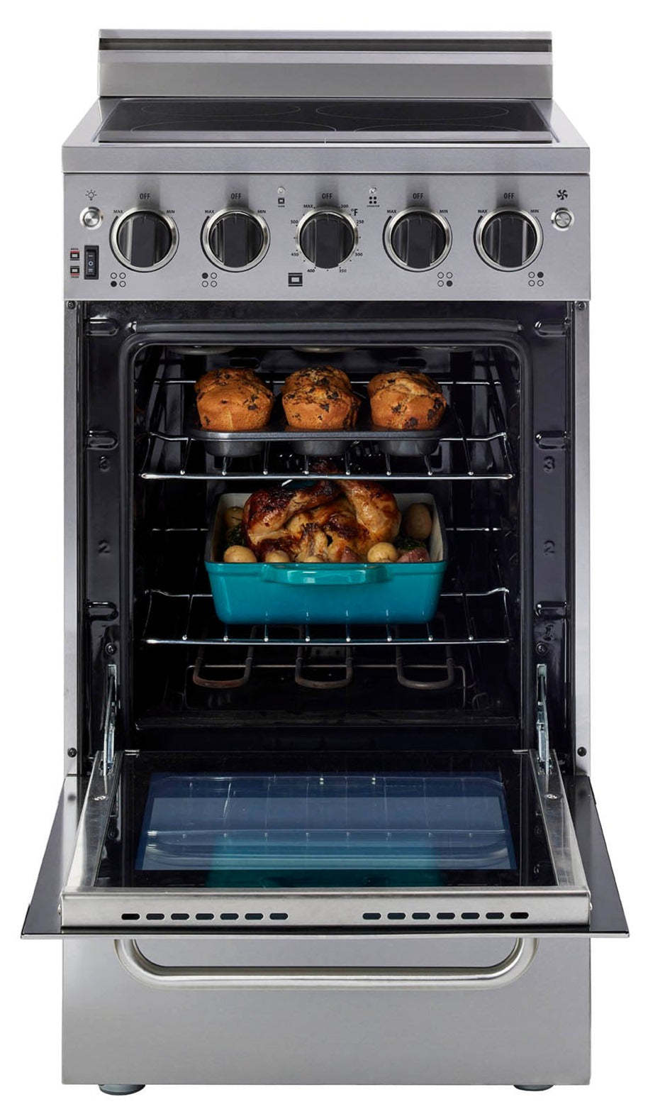 Prestige par Unique Cuisinière électrique de 20 po à convection - UGP-20V EC S/S | Cuisinière électrique Prestige par Unique de 20 po à convection - UGP-20V EC S/S | U20VECSS