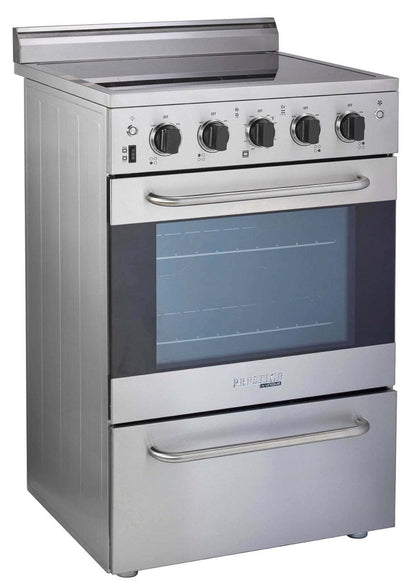 Prestige par Unique Cuisinière électrique à convection de 24 po - UGP-24V EC S/S | Cuisinière électrique Prestige par Unique de 24 po à convection - UGP-24V EC S/S | U24VECSS
