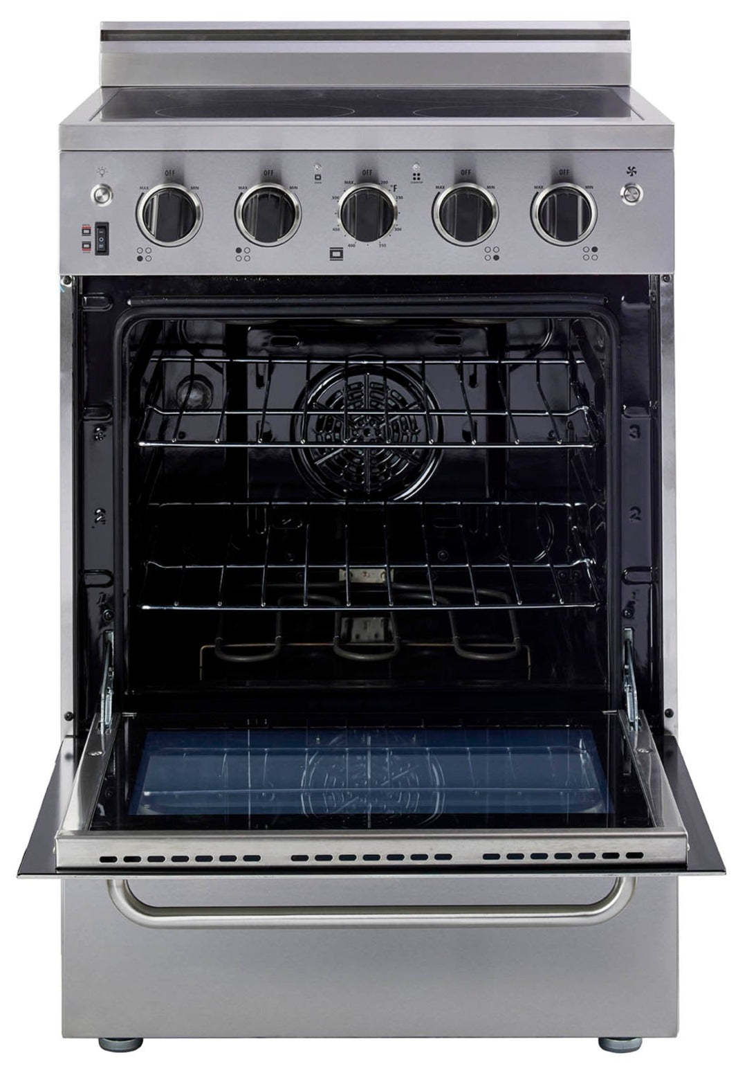 Prestige par Unique Cuisinière électrique à convection de 24 po - UGP-24V EC S/S | Cuisinière électrique Prestige par Unique de 24 po à convection - UGP-24V EC S/S | U24VECSS