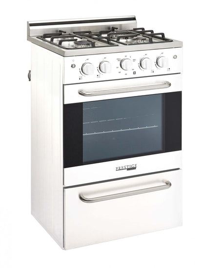 Prestige par Unique Cuisinière à gaz de 24 po à convection - UGP-24V PC1 W | U24VPC1W