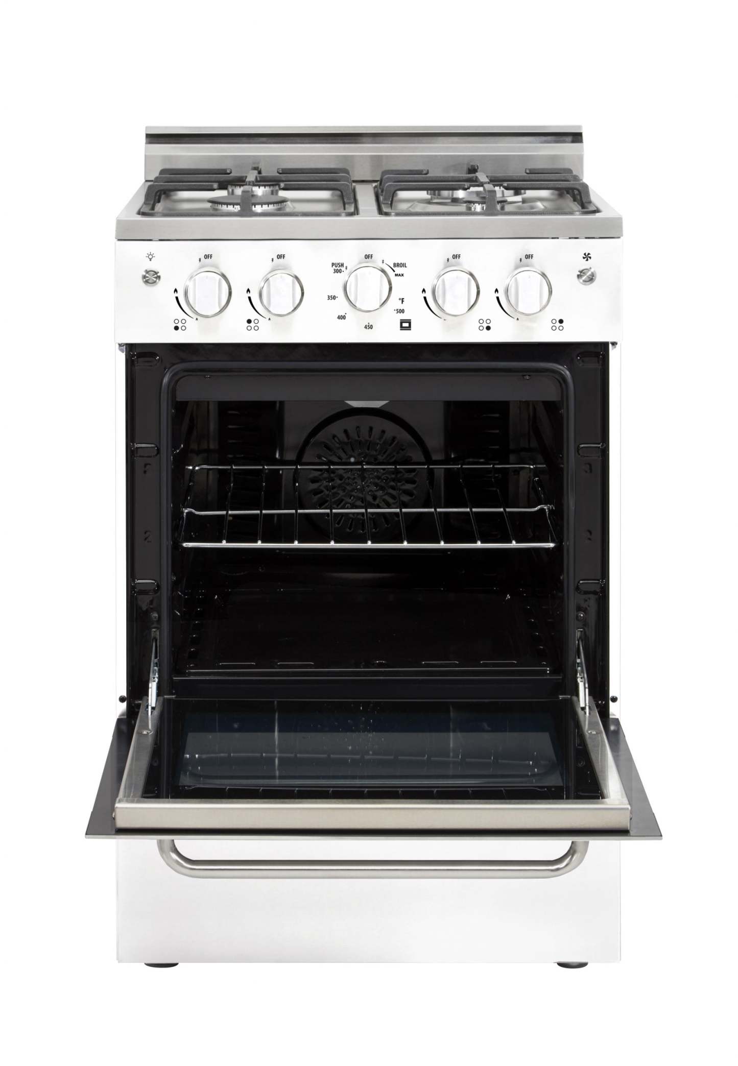 Prestige par Unique Cuisinière à gaz de 24 po à convection - UGP-24V PC1 W | U24VPC1W