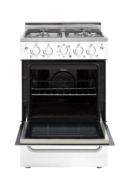 Prestige par Unique Cuisinière à gaz de 24 po à convection - UGP-24V PC1 W | U24VPC1W
