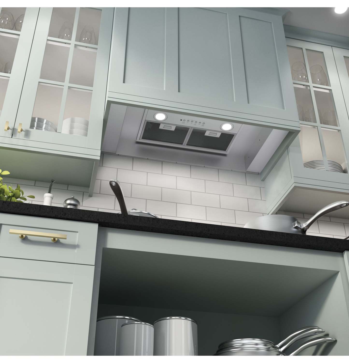 GE 20 Custom Range Hood Insert - UVC7300SLSS | Hotte de cuisinière encastrée personnalisée GE de 20 po - UVC7300SLSS | UVC7300S