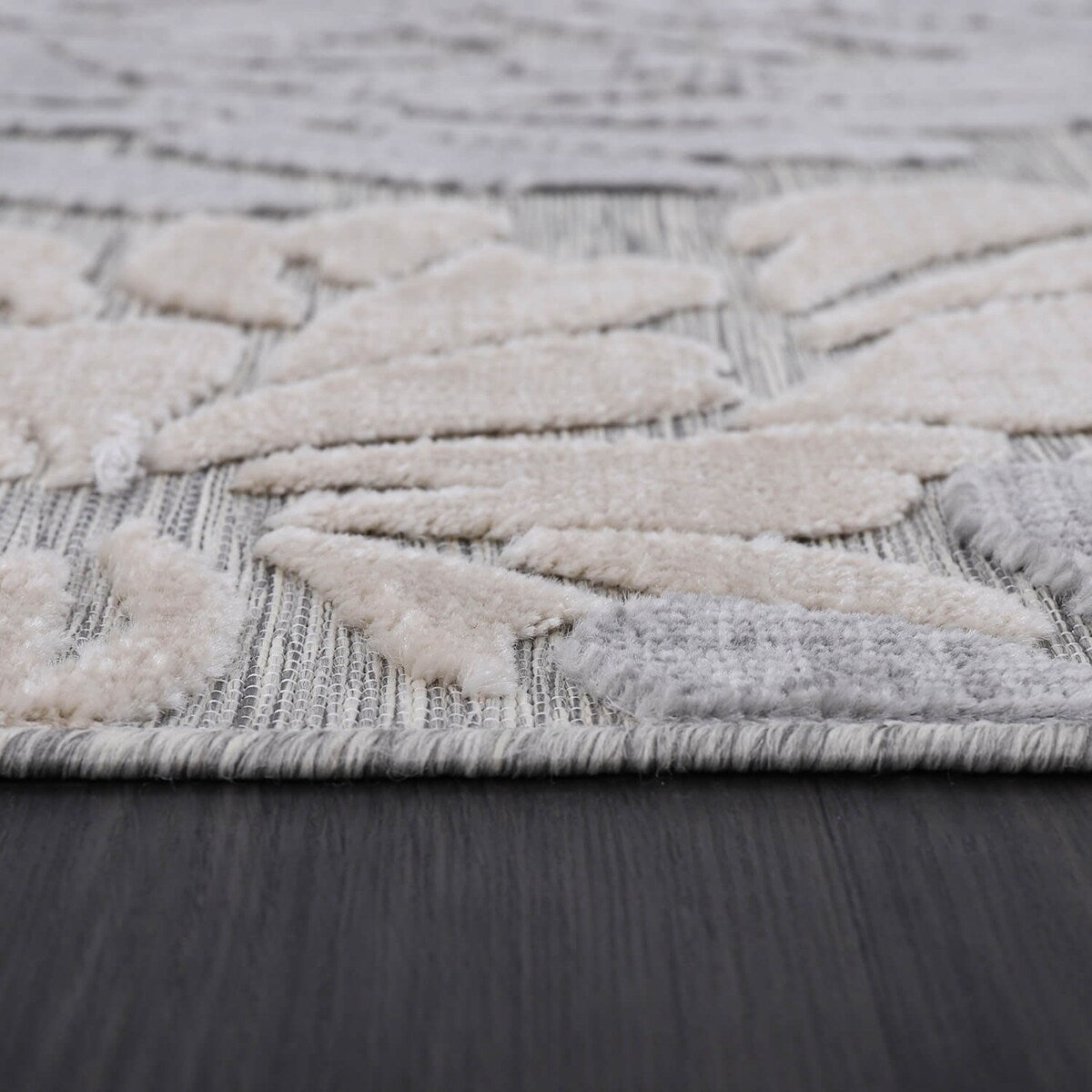 VILLADECOR Tapis d'intérieur/extérieur à motif floral, poils courts ou longs, pour terrasse