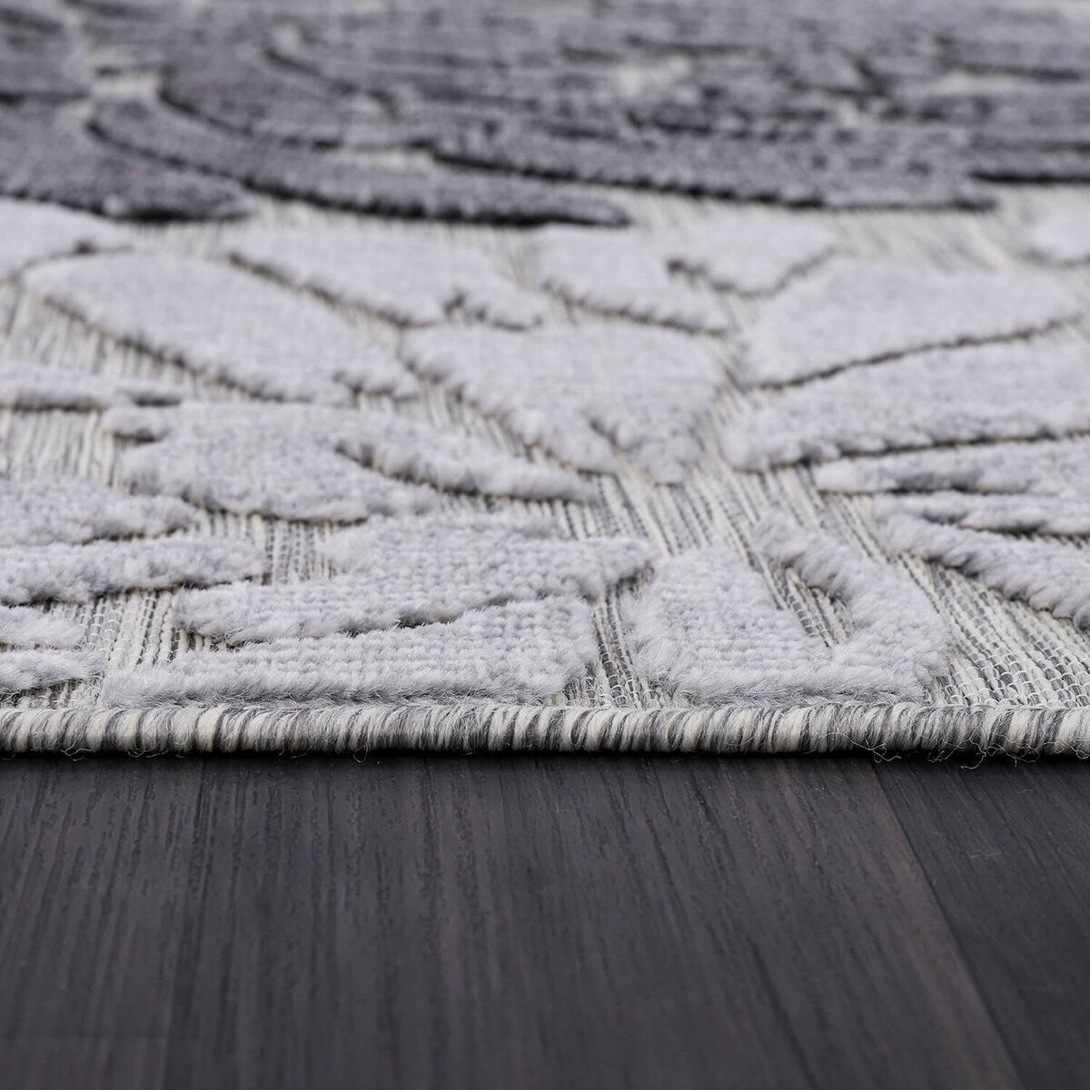 VILLADECOR Tapis d'intérieur/extérieur à motif floral, poils courts ou longs, pour terrasse