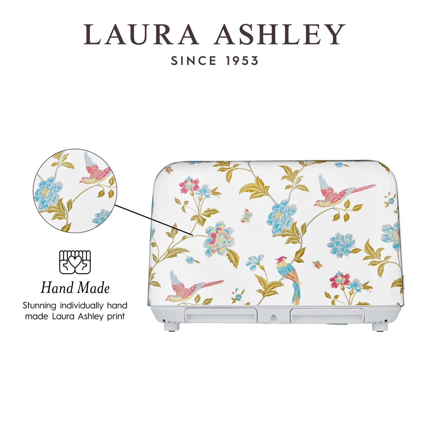 Grille-pain Laura Ashley 4 tranches Elveden blanc - VQ_SBT583-LAW-CA