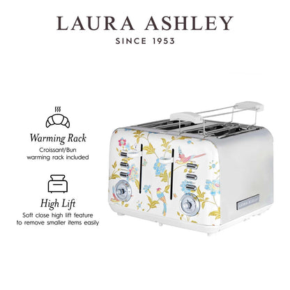 Grille-pain Laura Ashley 4 tranches Elveden blanc - VQ_SBT583-LAW-CA
