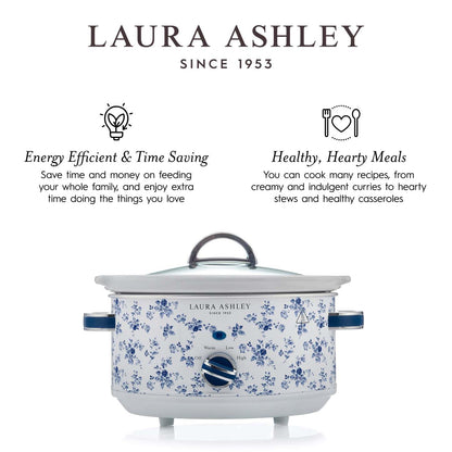 Mijoteuse Laura Ashley de 3,5 l, rosier de Chine - VQ-SLWC3L-LACR-CA