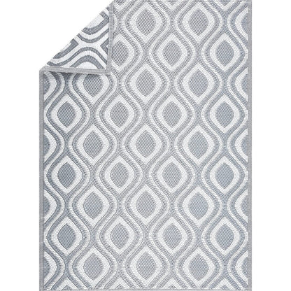 Tapis de sol/tapis d'extérieur léger et réversible Venice en plastique recyclé