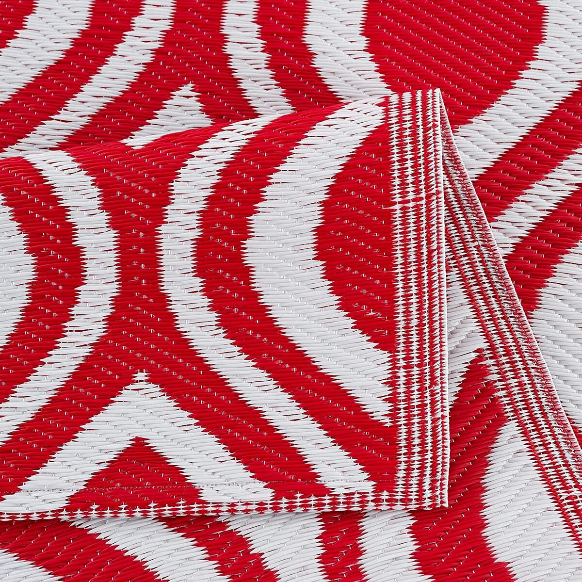 Tapis de sol/tapis d'extérieur léger et réversible Venice en plastique recyclé