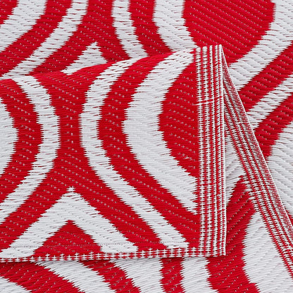 Tapis de sol/tapis d'extérieur léger et réversible Venice en plastique recyclé