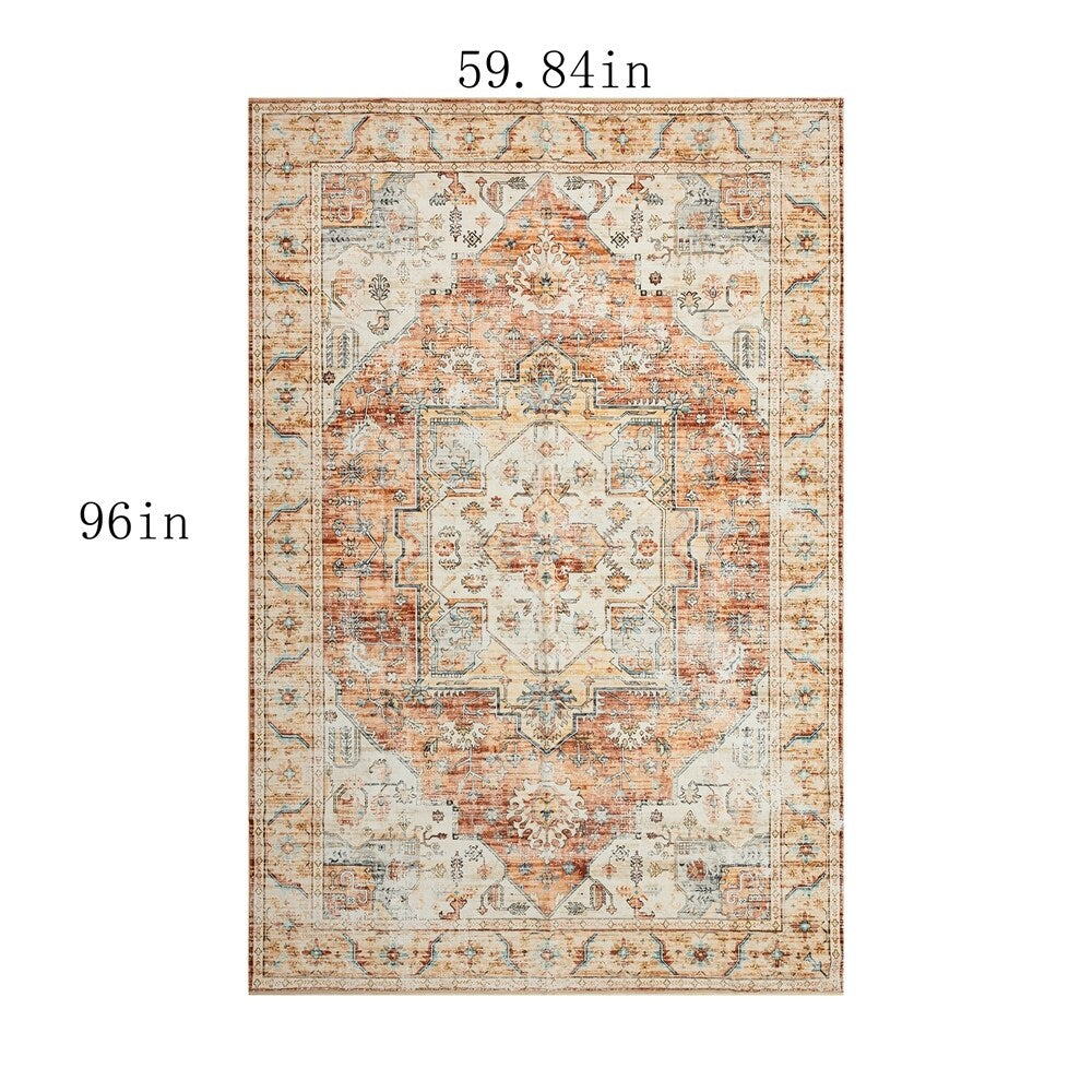 Tapis abstrait moderne vintage