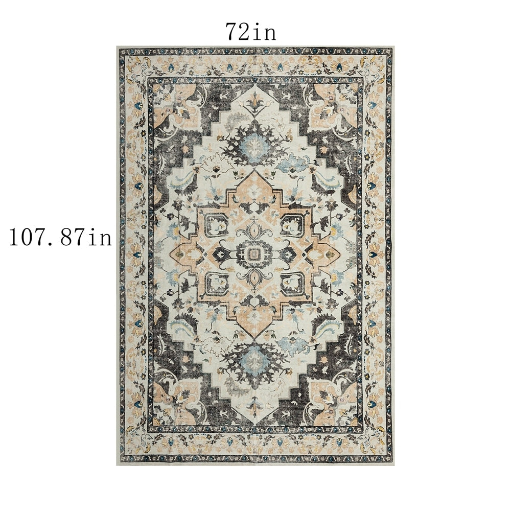 Tapis abstrait moderne vintage