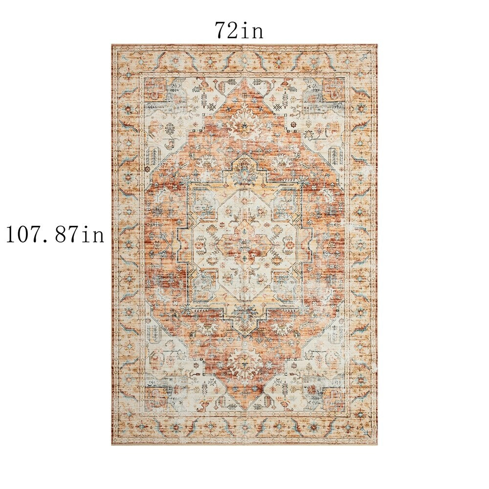 Tapis abstrait moderne vintage