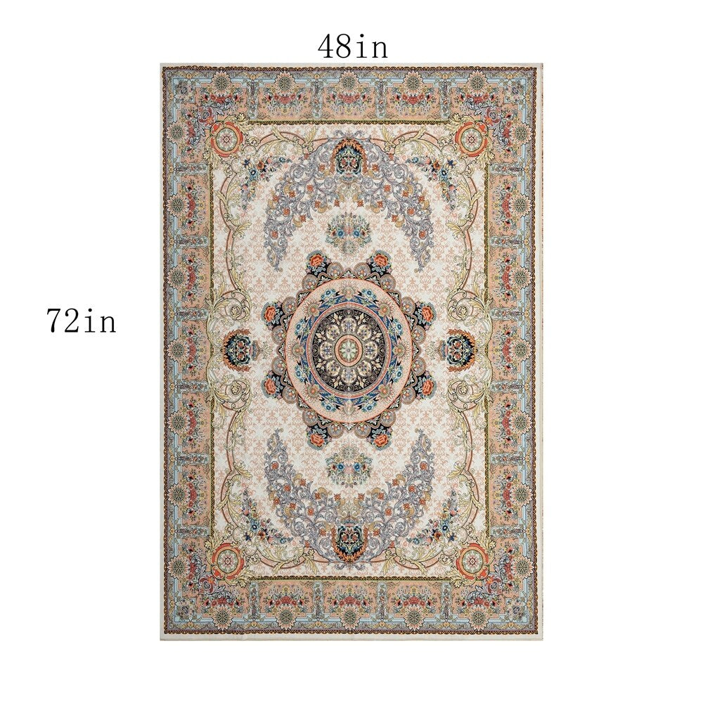 Tapis abstrait moderne vintage