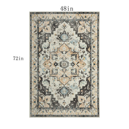 Tapis abstrait moderne vintage