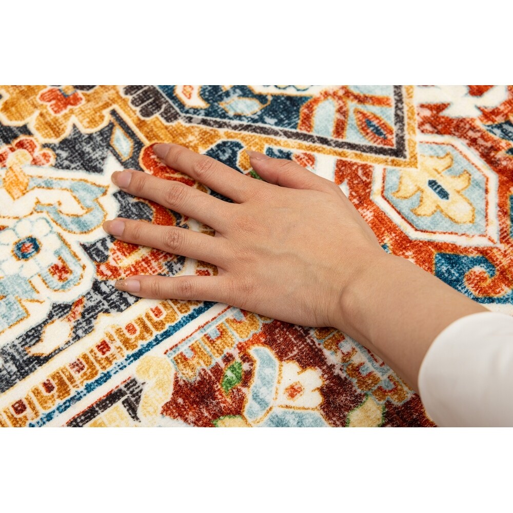 Tapis abstrait moderne vintage