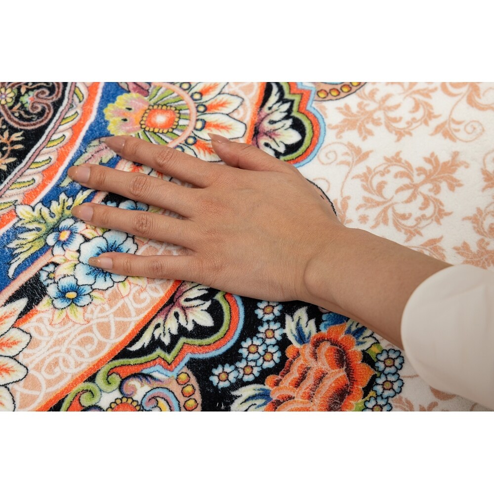 Tapis abstrait moderne vintage