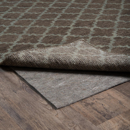 Tapis d'intérieur réversible et rembourré multi-surfaces Vista Home. - Gris