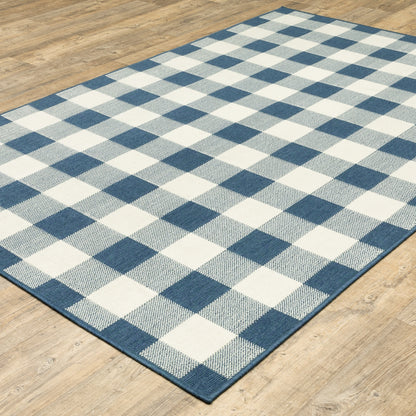 Tapis d'intérieur/extérieur à carreaux vichy Vista Home Malta