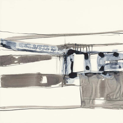 Stark Lines Ii Giant Art 54x54 Wall Art|Œuvre d'art murale Giant Art « Stark Lines Ii » 54 x 54