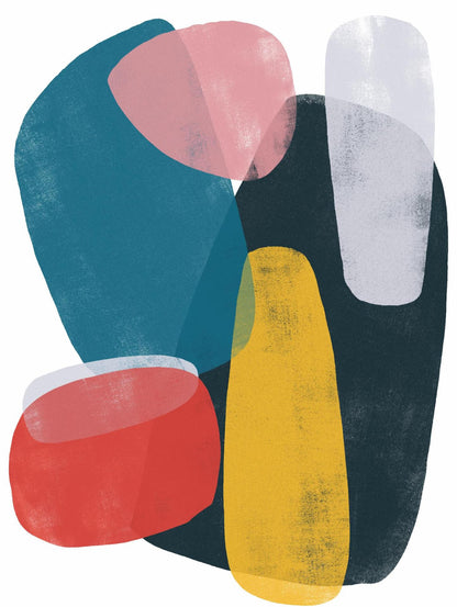 Œuvre d'art murale géante « Orbital Fixture II » 72 x 54