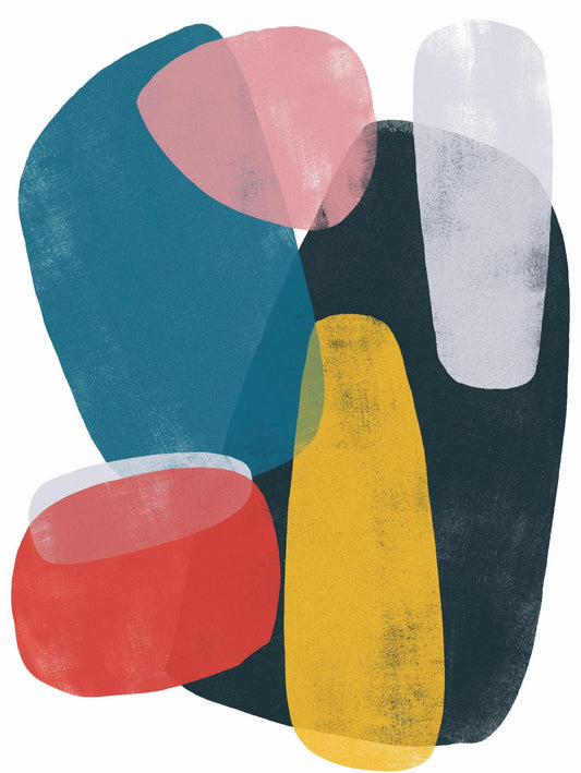 Œuvre d'art murale géante « Orbital Fixture II » 72 x 54