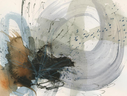 Œuvre d'art murale géante « Orbital Burst II » 72 x 54