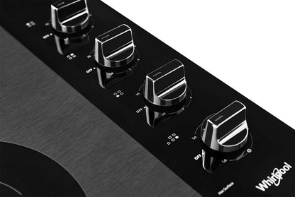 Table de cuisson électrique Whirlpool 30 à 4 éléments - Noir - WCE55US0HB | Surface de cuisson électrique Whirlpool de 30 po à 4 éléments - noire - WCE55US0HB