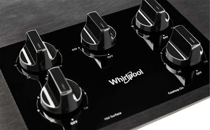 Surface de cuisson électrique Whirlpool de 36 po à 5 éléments - noire - WCE77US6HB