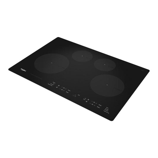 Table de cuisson à induction Whirlpool 30 à 4 éléments - Noir - WCI55US0JB | Surface de cuisson à induction Whirlpool de 31 po à 4 éléments - noire - WCI55US0JB