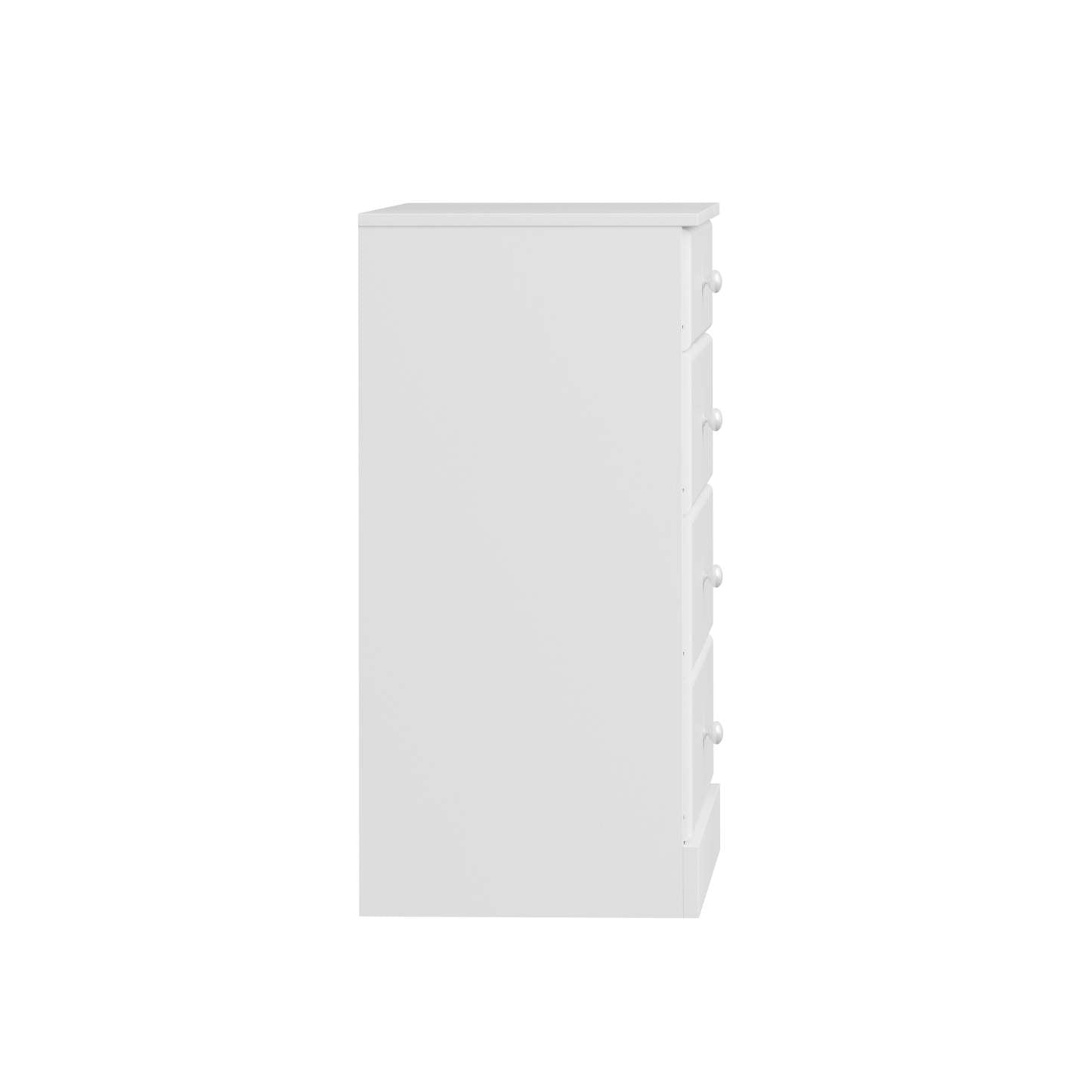 Commode Astrid 4 tiroirs - Blanc|Commode Astrid à 4 tiroirs - blanche