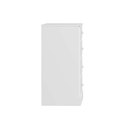 Commode Astrid 4 tiroirs - Blanc|Commode Astrid à 4 tiroirs - blanche