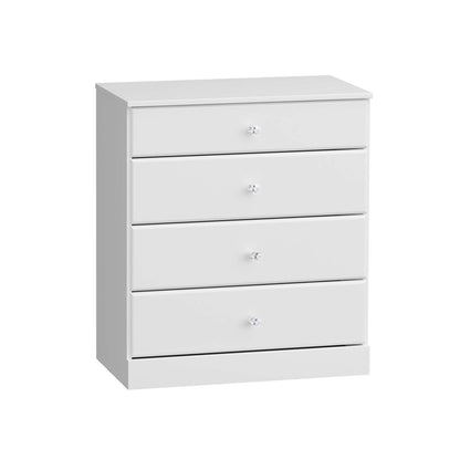 Astrid Kids 4-Drawer Dresser - Blanc|Commode Astrid à 4 tiroirs pour enfants - blanche