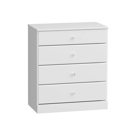 Astrid Kids 4-Drawer Dresser - Blanc|Commode Astrid à 4 tiroirs pour enfants - blanche