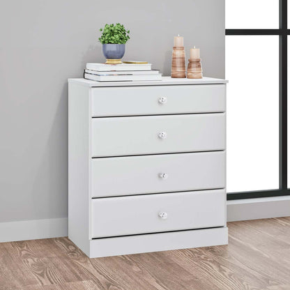 Astrid Kids 4-Drawer Dresser - Blanc|Commode Astrid à 4 tiroirs pour enfants - blanche