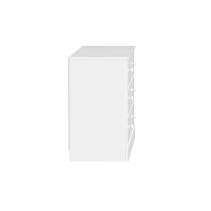 Commode Astrid 6 tiroirs - Blanc|Commode Astrid à 6 tiroirs - blanche