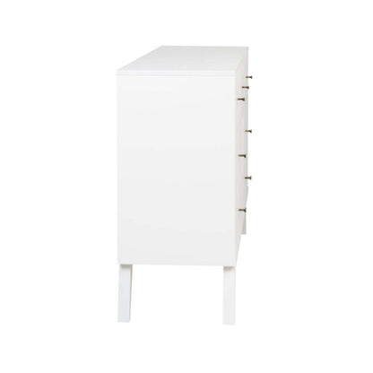 Commode Milo 7 tiroirs - Blanc|Commode Milo à 7 tiroirs - blanche