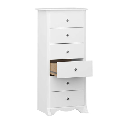 Monterey Tall 6-Drawer Chest - Blanc|Commode verticale haute Monterey à 6 tiroirs - blanche
