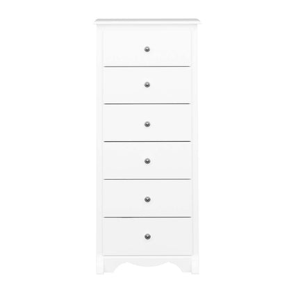 Monterey Tall 6-Drawer Chest - Blanc|Commode verticale haute Monterey à 6 tiroirs - blanche
