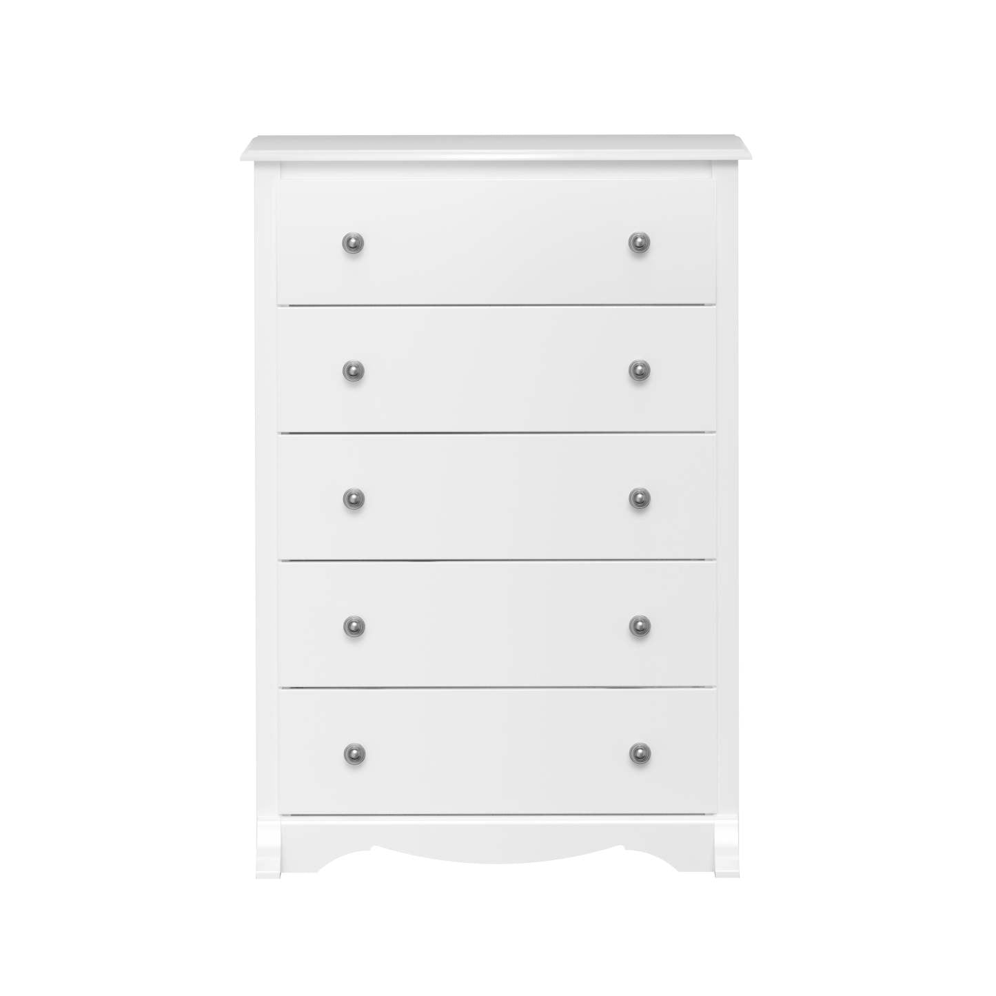 Commode Monterey 5 tiroirs - Blanc|Commode verticale Monterey à 5 tiroirs - blanche