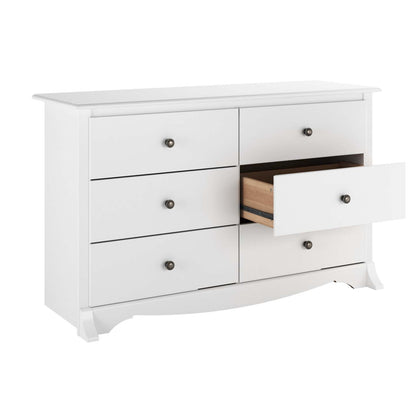 Monterey Kids 6-Drawer Dresser - White|Commode Monterey à 6 tiroirs pour enfants - blanche
