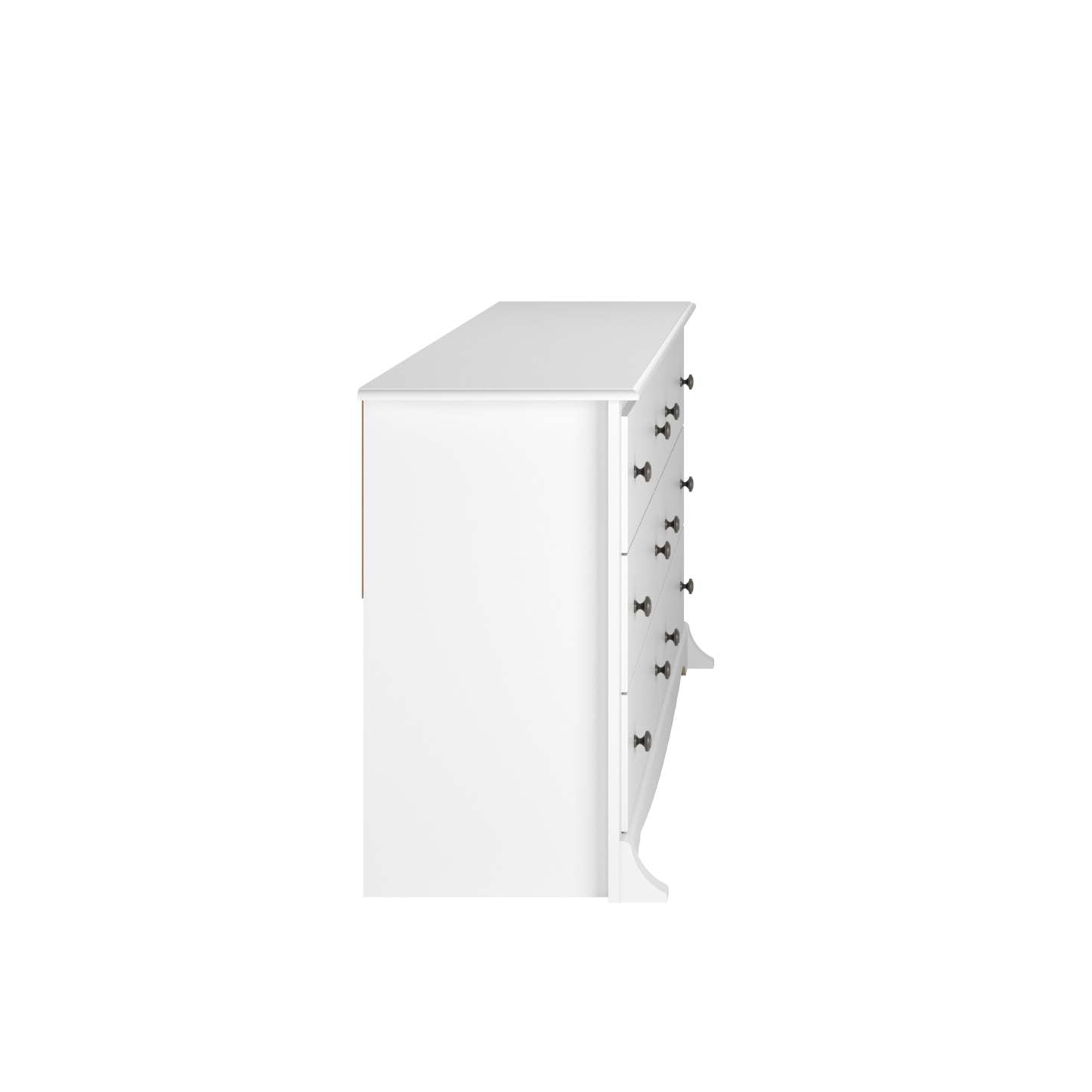 Commode Monterey 6 tiroirs - Blanc|Commode Monterey à 6 tiroirs - blanche