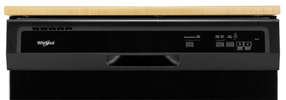 Lave-vaisselle portatif Whirlpool de 24 po et de 64 dBA avec commandes à l'avant - noir - WDP370PAHB | Lave-vaisselle portatif à commande frontale Whirlpool 24 64 dBA - Noir - WDP370PAHB
